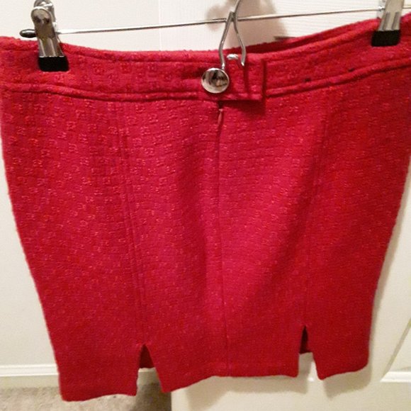 Banana Republic, Red, Tweed Size 2 - Picture 2 of 3